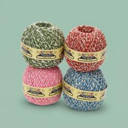 Jute tweekleurig touw 75 meter
